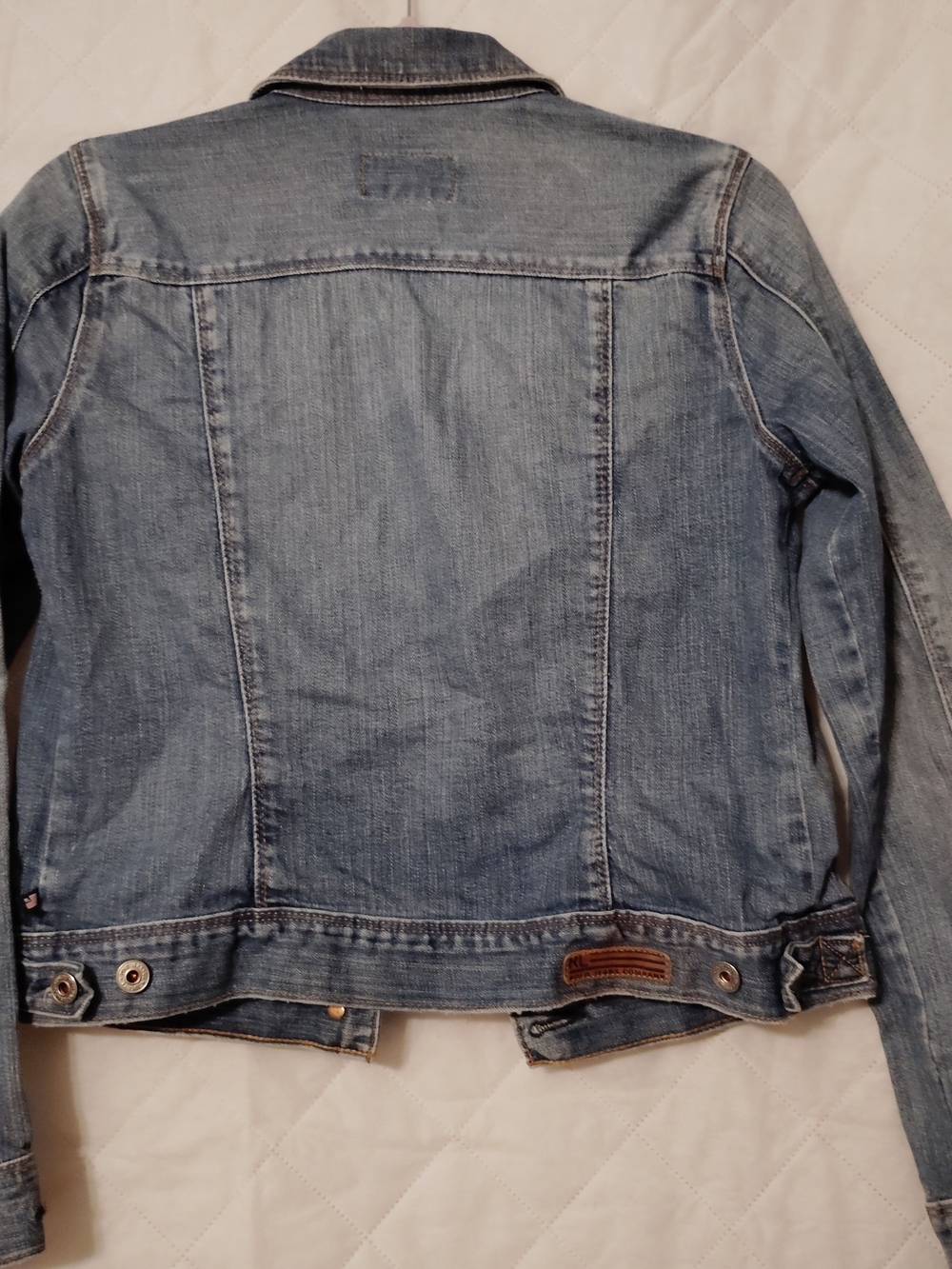 Ralph Lauren Light Blue Denim Jean Jacket Size Medium - Picture 4 of 5